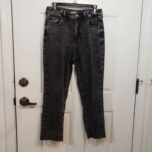 PacSun Vintage looking Icon Mom Jeans Raw hem size 27